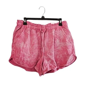 American Eagle Outfitters Pink Floral Hawaiian Pull-On Drawstring Size Large NWT - Picture 1 of 7