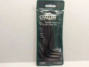 Allen 56015 Short Arm Metric Hex Key Set 9-piece - Picture 1 of 11