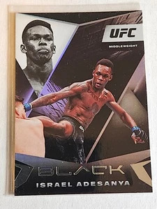 Israel Adesanya - 2021 Chronicles Black Base Card - Picture 1 of 2