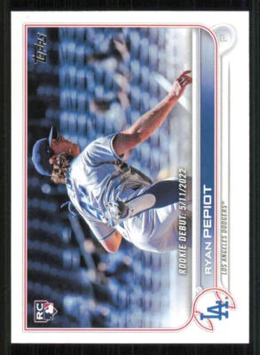 2022 Topps Update #US258 Ryan Pepiot RD - Image 1 of 2