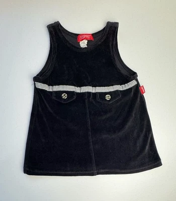 Esprit 复古天鹅绒连衣裙 18 个月 — 第 1/2 张图片