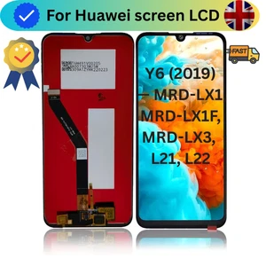 Pantalla táctil LCD para Huawei Y6 Y6S Y6 Prime Pro 2019 MRD-LX1 MRD-LX3 MRD-LX2 Reino Unido - Imagen 1 de 2