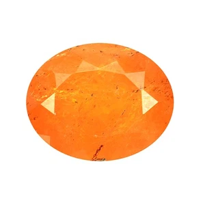 3.18 Cts MIND-BLOWING OVAL (8 x 7 mm) 100% NATURAL FANTA ORANGE SPESSERTITE GEMS - Picture 1 of 5