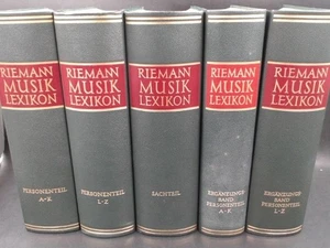 Riemann Musik Lexikon in 5 Bänden. Gurlitt, Willibald (Hg.), Hans Heinrich Eggeb - Bild 1 von 5