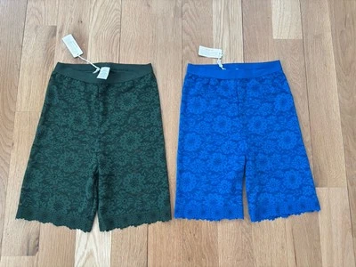 AERIE Smoothez High Waisted Boyshort Pantie Sz XS Blue And Green Lace - Image 1 of 4