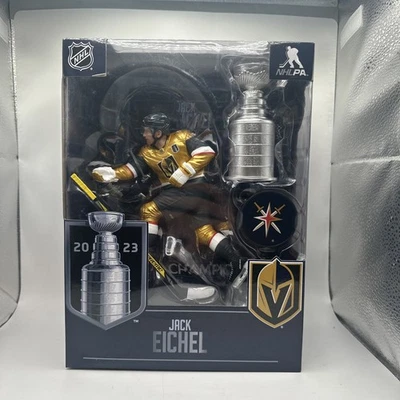 Figura McFarlane Jack Eichel NHL Stanley Cup - Vegas Golden Knights 7" Foto 1 de 4