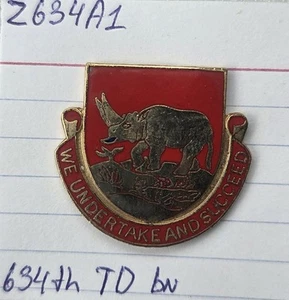 634th Tank Destroyer Battalion Di Dui Unit Crest Insignia pin - Picture 1 of 2