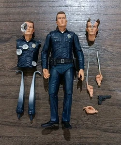Modellino NECA Terminator 2 Ultimate T-1000 7 pollici giorno del giudizio - sciolto - Foto 1 di 9
