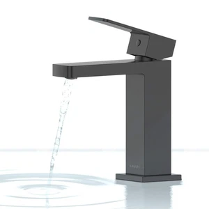 KANARY Bathroom Sink Faucet Solid Brass Body Modern Single Handle Basin Mixer... - Picture 1 of 6