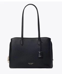Bolso de Trabajo Kate Spade Hudson Grande Cuero Guijarro - Negro - Imagen 1 de 7