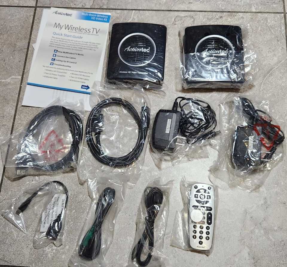 Actiontec My Wireless TV Multi Room Wireless HD Video Kit MWTV200KIT ( Untested) - Image 1 of 4