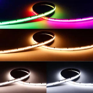COB SPI LED Strip Light 24V Addressable Pixel RGB RGBW RGBCCT WS2811 WS2814 IC - Picture 1 of 18