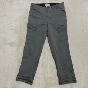 Democracy Ab Technology Cargo Jeans Womens Size 14 Gray Stretch Denim Pockets - Picture 1 of 8