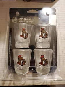 Ottawa Senators NHL Shot Glasses Set Of Four (4) New - Bild 1 von 3