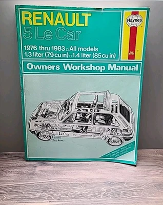 MANUAL DE TALLER RENAULT 5 MK1 1976-1983-HAYNES 141 BUEN ESTADO USADO inc envío y devolución gratuitos Foto 1 de 4
