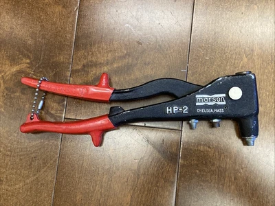 Pistola remachadora Marson Klik Fast HP-2 con 5/64" 1/16" 1/8" falta una Foto 1 de 4