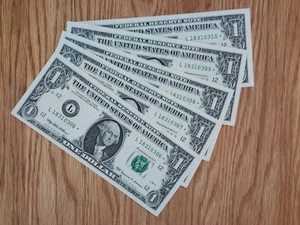 1999 $1 STAR NOTE LOT SAN FRANCISCO DISTRICT (5) UNC/GEM NOTES - Picture 1 of 6