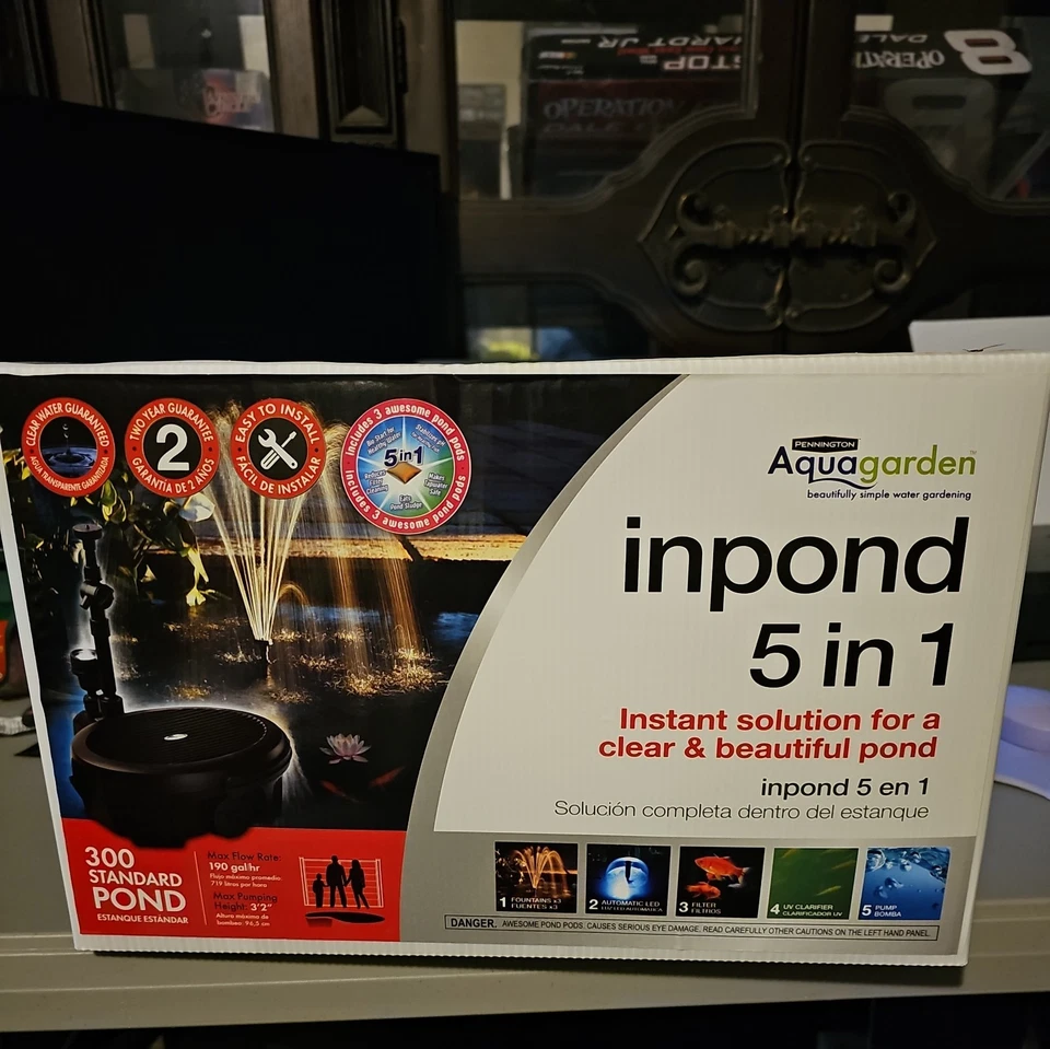 Pennington Aquagarden All-in-One Kit Bomba Elétrica para Lagoa - 5 em 1 - Imagem 1 de 4