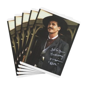  Val Kilmer Doc Holliday Vintage Poker Playing Cards Set, Classic Card Game  - Picture 1 of 8
