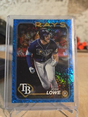 2024 Topps Series 1 - Josh Lowe #253 Blue Holofoil /999 - Image 1 of 2