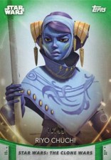 Women Of Star Wars Green [99] Base Card #68 Riyo Chuchi