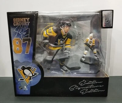 Boneco de hóquei 2016 SIDNEY CROSBY Pittsburgh Penguins Imports Dragon NHL pacote com 2 - Imagem 1 de 4