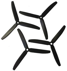 (8x4)" Zoll GWS 3-Blatt Propeller 2 Stück (2x revers) Multimotor ccw - links - Bild 1 von 7