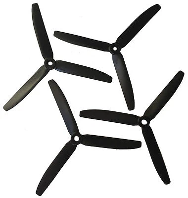 (8x4)" Zoll GWS 3-Blatt Propeller 2 Stück (2x revers) Multimotor ccw - links - Bild 1 von 4