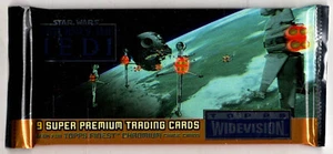 Star Wars Widevision Trading Card Topps Return Of The Jedi Tüte CASEFRESCH seald - Bild 1 von 2