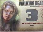 WALKING DEAD Season 3 Cryptozoic : WALKER WARDROBE CARD - W6