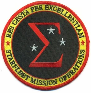 STAR TREK STARFLEET MISSION OPS PATCH - STK48 - Picture 1 of 1