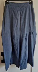 Lululemon Metropolis maven high rise crop iron blue wide leg cargo pants Sz6 - Imagen 1 de 5