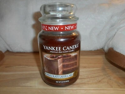 YANKEE CANDLE CAPA CHOCOLATE PASTEL AROMA 22 OZ TARRO VELA NUEVO Foto 1 de 3