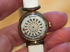 Borel Ladies “ Cocktail” Watch~ White Band~ Running - Picture 1 of 12