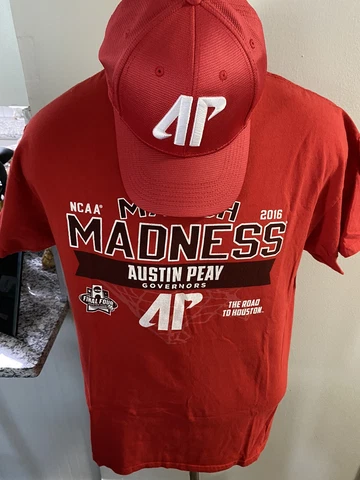 Austin Peay State Governors 2016 NCAA March Madness Men's Large Shirt/Hat Set Cover