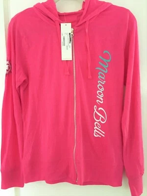 $50 Camp David Granate Campanas Esquí Puesta de Sol Rosa Cremallera Sudadera con Capucha Top S o M o L Nuevo con Etiquetas Foto 1 de 4