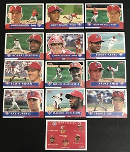 (13) FRESH PHILLIES 2001 Fleer Tradition incl. Tarjeta de novato (RC) de Jimmy Rollins - Imagen 1 de 1