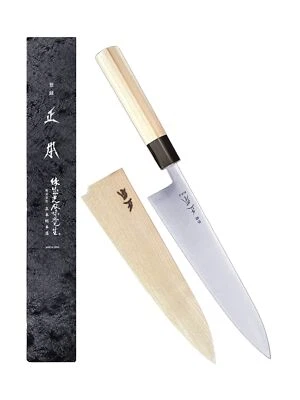 Masamoto SW японский Gyuto нож шеф-повара с ножнами 9,5» (240 мм) сделано в Японии... - Изображение 1 из 4