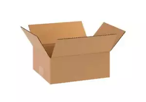 Confezione da 25 scatole di spedizione ondulate 8x6x2 cartone mailers scatole di imballaggio Kraft - Foto 1 di 5