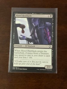 Magic the Gathering Adventures in Forgotten Realms Hired Hexblade - Picture 1 of 2
