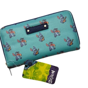 Cartera Disney Lilo & Stitch Cremallera Alrededor Nueva con Etiquetas - Imagen 1 de 4