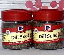 Lot of 2 McCormick Dill Seeds 0.85 oz. Each
