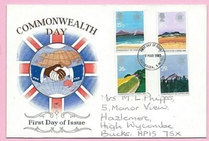 GB "STUART" 1983 FDC - COMMONWEALTH DAY - Fdi BATTERSEA SW11 - Picture 1 of 2
