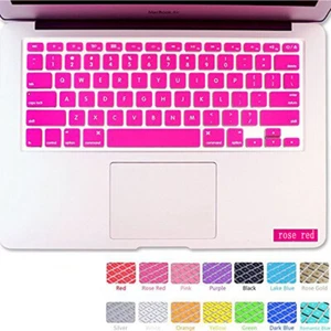 Silicone Keyboard Cover Skin Protector For Apple MacBook Pro Air 11" 12" 13" 15" - Picture 1 of 30