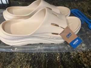 NUEVO Sandalias Hoka Ora Recovery Slide 3 Vainilla para Hombres 11 zapatos - Imagen 1 de 5