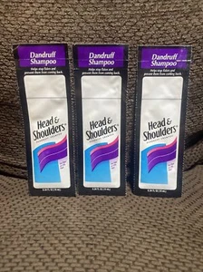 Menge 3 Vintage Kopf & Schultern Shampoo 0,34 Unzen Muster 1994 - Bild 1 von 3