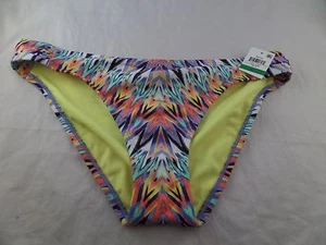Nuevo con etiquetas Barra III Rayos Estampado Tribal Pestampa Fruncida Parte Inferior de Bikini Talla L LO ÚLTIMO - Imagen 1 de 3