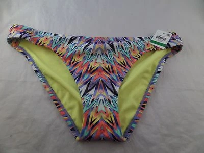 Nuevo con etiquetas Parte inferior de bikini hipster lateral con lengüeta acanalada estampado tribal Bar III Rays talla L LO ÚLTIMO Foto 1 de 3