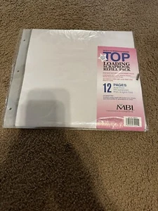 MCS MBI 12x12 Inch Scrapbook Expansion Page Refills, 6 Count (899676) 12 pages. - Picture 1 of 2