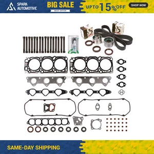 Head Gasket Set Timing Belt Kit Fit 97-04 Mitsubishi Montero Sport 6G74 - Picture 1 of 11